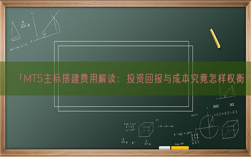 「MT5主标搭建费用解读：投资回报与成本究竟怎样权衡？」(图1)