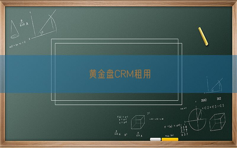 黄金盘CRM租用(图1)