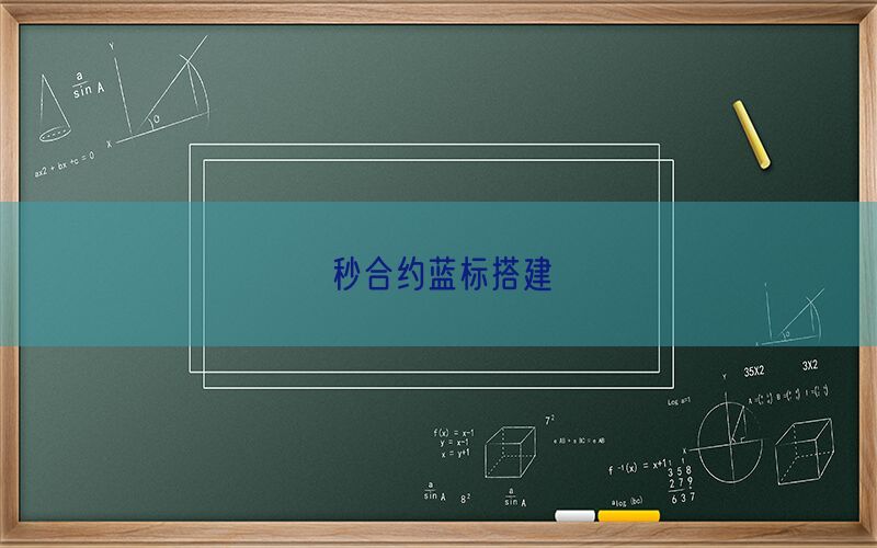 秒合约蓝标搭建(图1)