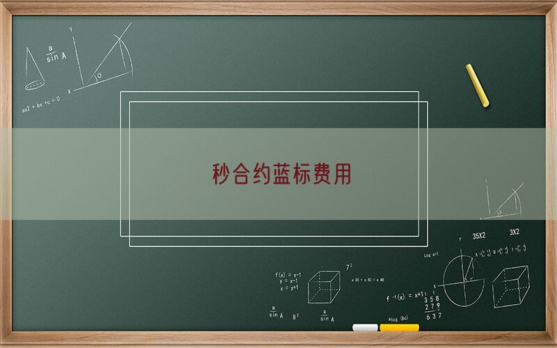 秒合约蓝标费用(图1)