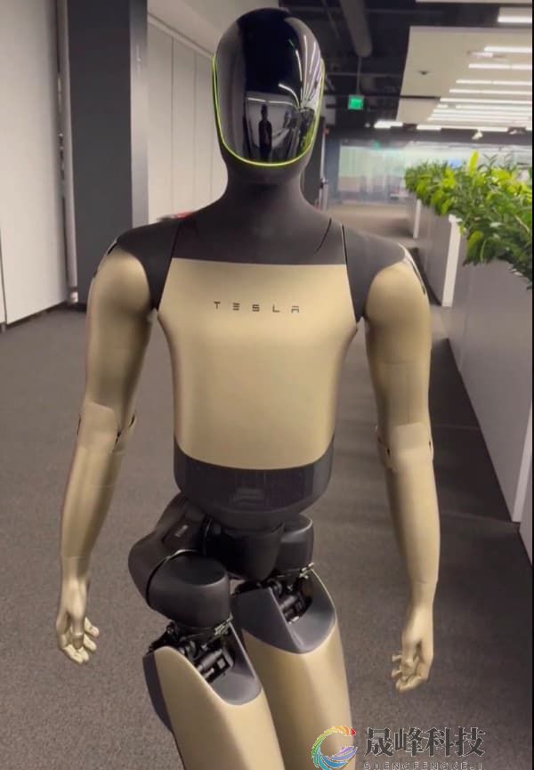 新一代Optimus曝光？金色机身、人形双手，还有Grok加持-市场参考-晟峰科技数据(图1)