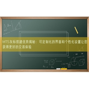 MT5灰标搭建优势揭秘：可定制化的界面和个性化设置让您获得更好的交易体验