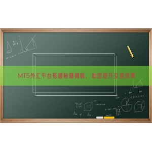 MT5外汇平台搭建秘籍揭晓，助您提升交易效果