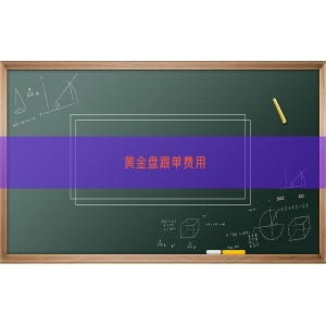 黄金盘跟单费用