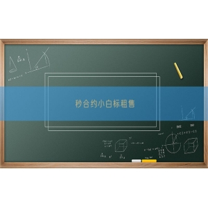 秒合约小白标租售