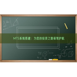 MT5系统搭建：为您的投资之路保驾护航