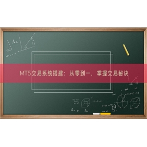 MT5交易系统搭建：从零到一，掌握交易秘诀